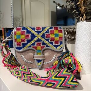 Colorful Embroidered Women's Bag